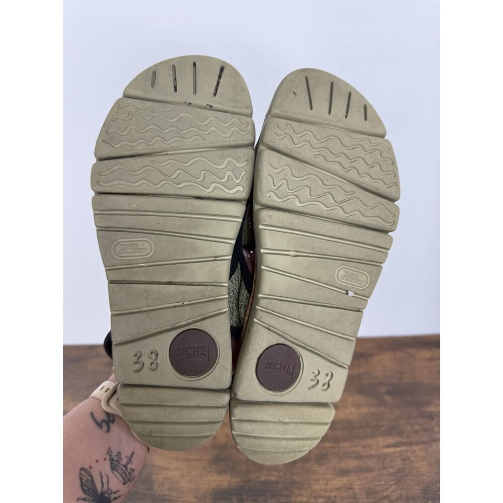 Camper Orunga Green Mesh Sandals - Size 7 - Picture 8 of 8